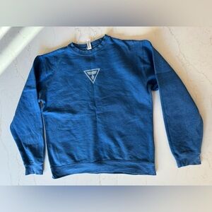 Crew neck sweatshirt royal blue